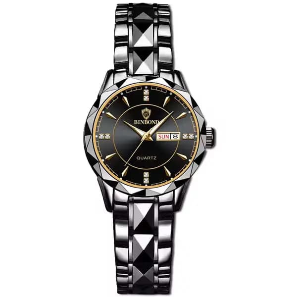 Bindbond Watch Luxury womans - Black  