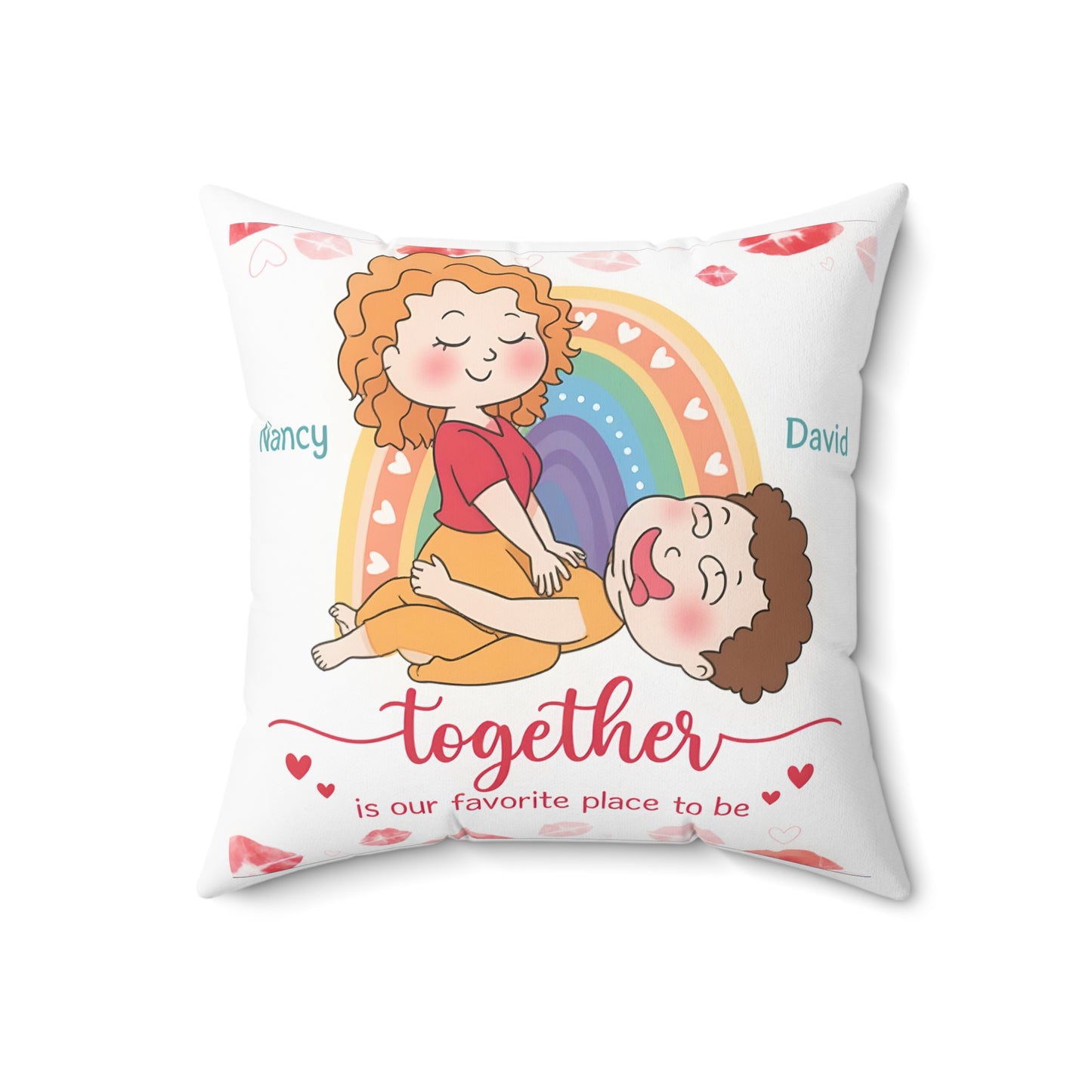 Funny Naughty Couple Pillow – Personalized Dirty Gift for Him & Her