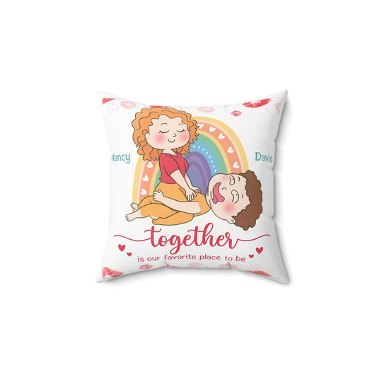 Funny Naughty Couple Pillow – Personalized Dirty Gift for Him & Her