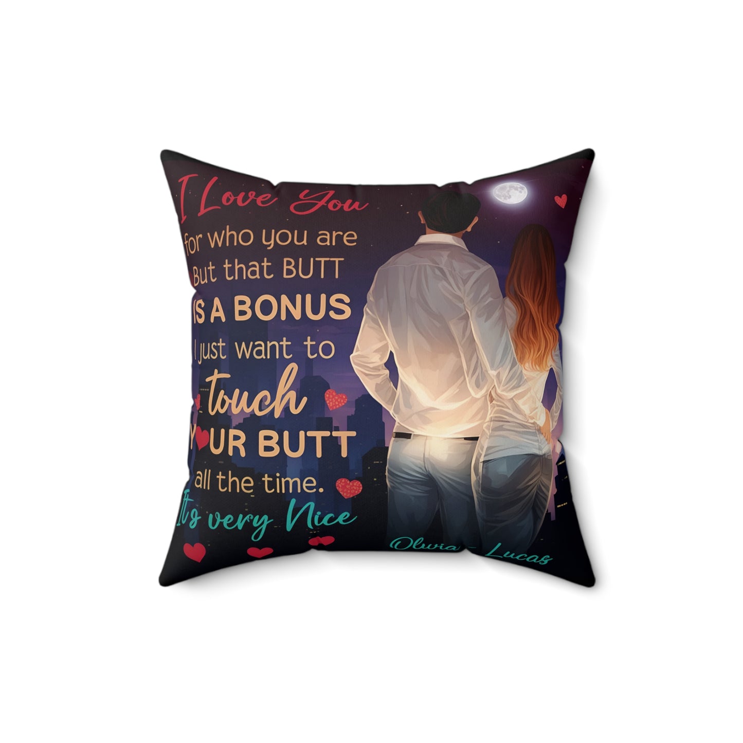 Personalized 'I Choose You' Couple Photo Pillow – Custom Romantic Gift