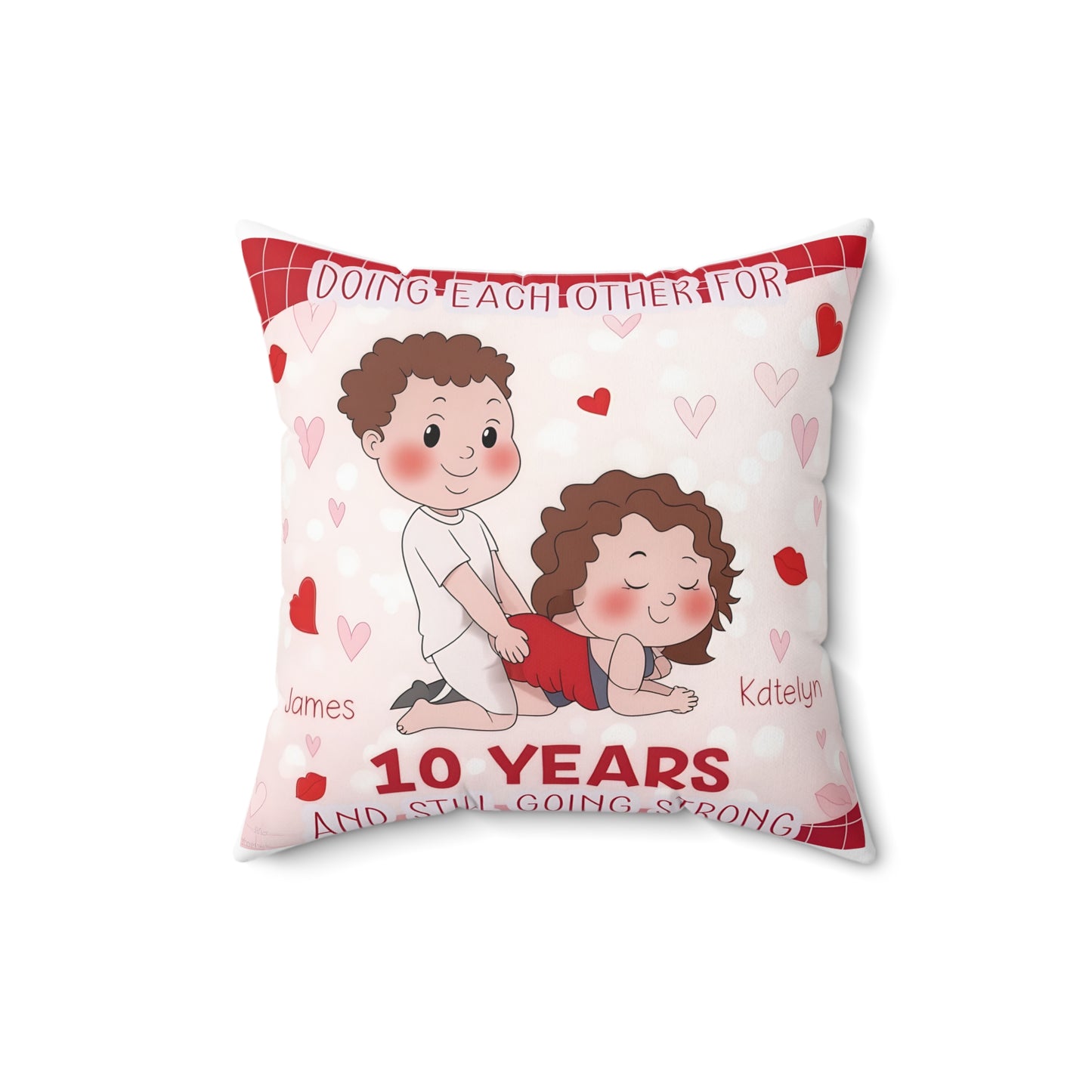 Funny Naughty Couple Pillow – Personalized Dirty Gift for Him & Her