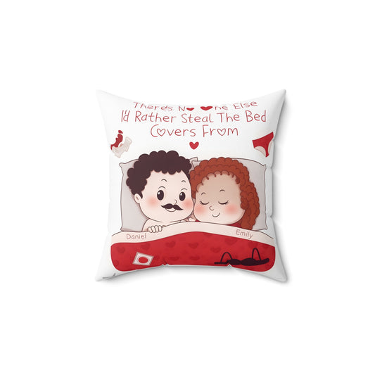 Custom Love Pillow - Cute Personalized Couple Gift for Valentine's Day