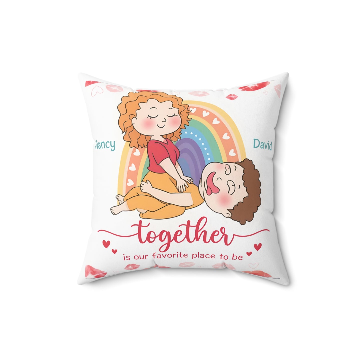 Funny Naughty Couple Pillow – Personalized Dirty Gift for Him & Her