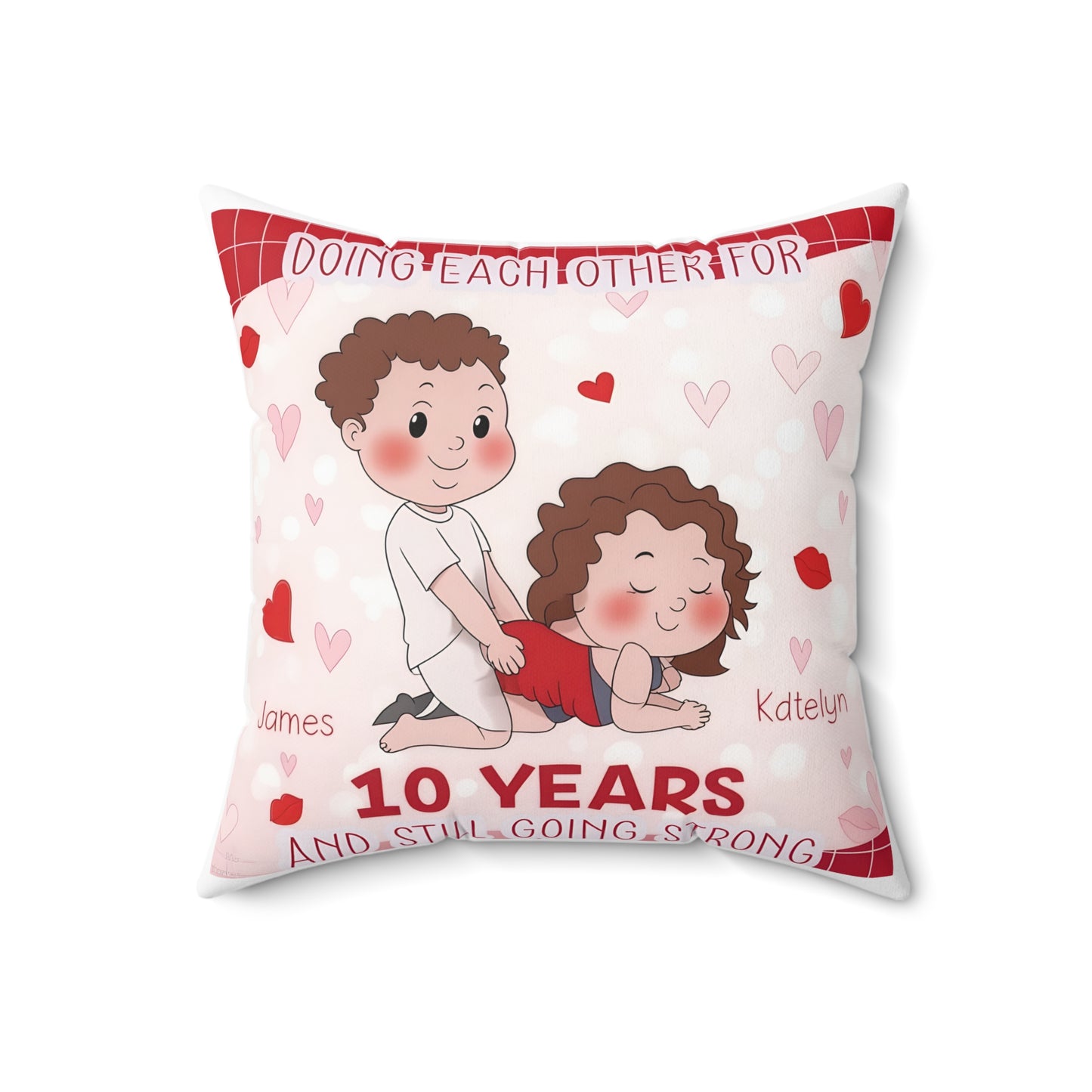 Funny Naughty Couple Pillow – Personalized Dirty Gift for Him & Her