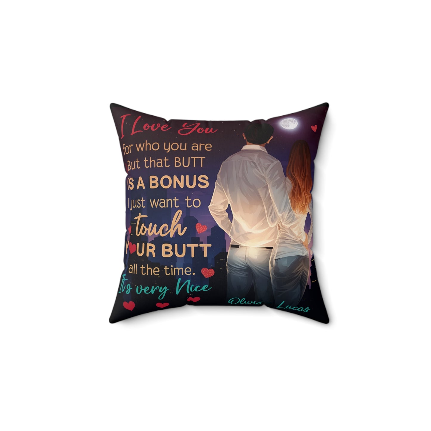 Personalized 'I Choose You' Couple Photo Pillow – Custom Romantic Gift