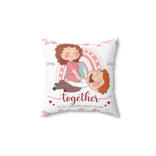 Personalized Naughty Couple Pillow – Funny & Dirty Gift for Him & Her