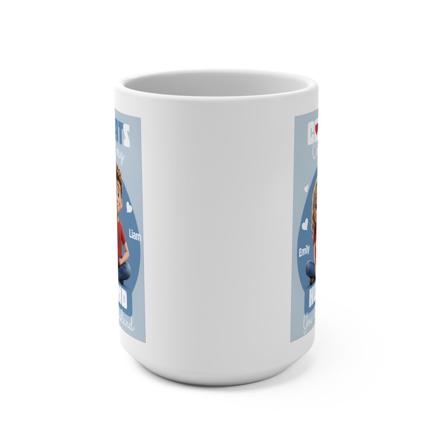 Personalized 15oz Mug – Custom Coffee Cup for Him & Her