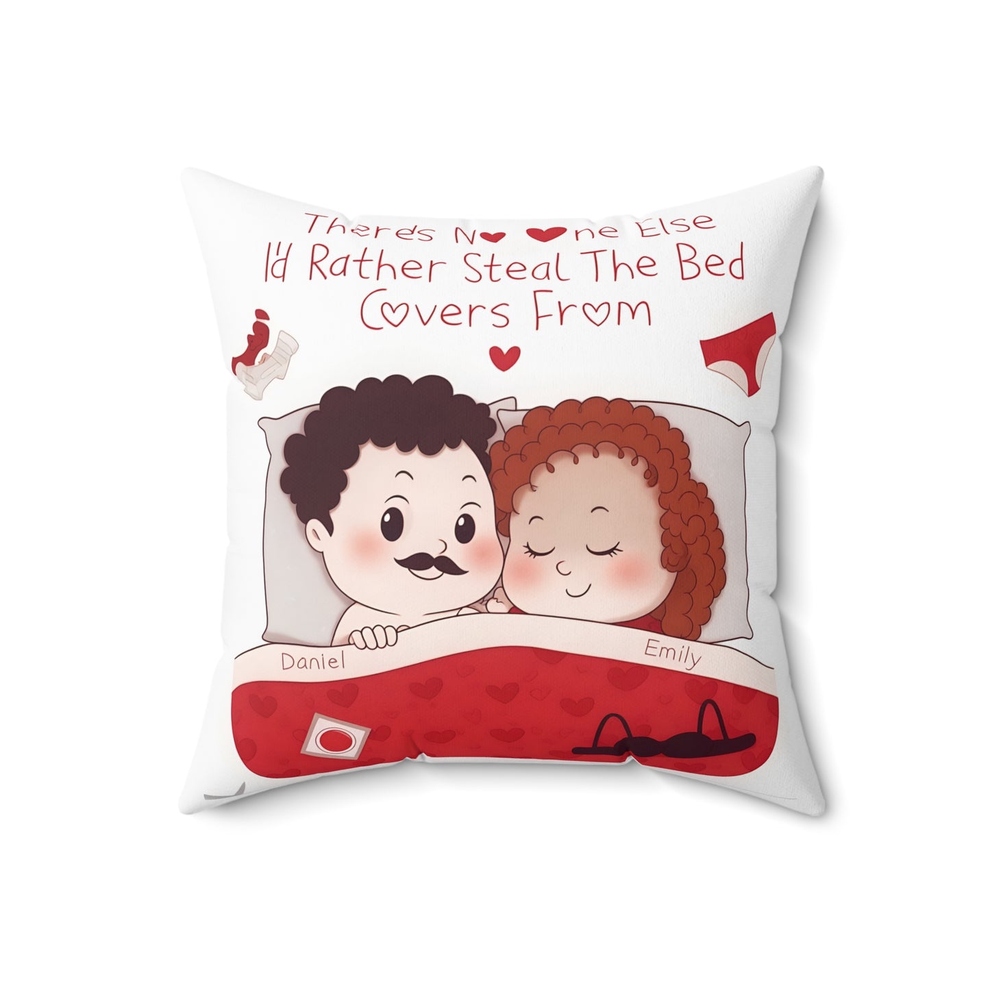 Custom Love Pillow - Cute Personalized Couple Gift for Valentine's Day