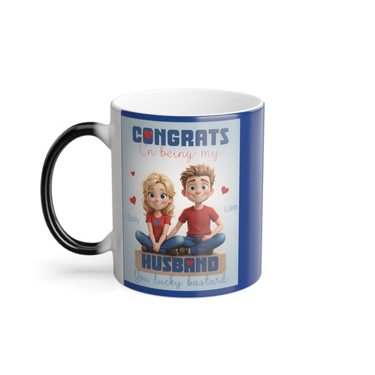 Personalized Color Morphing Mug – Custom Heat-Reactive Magic Cup