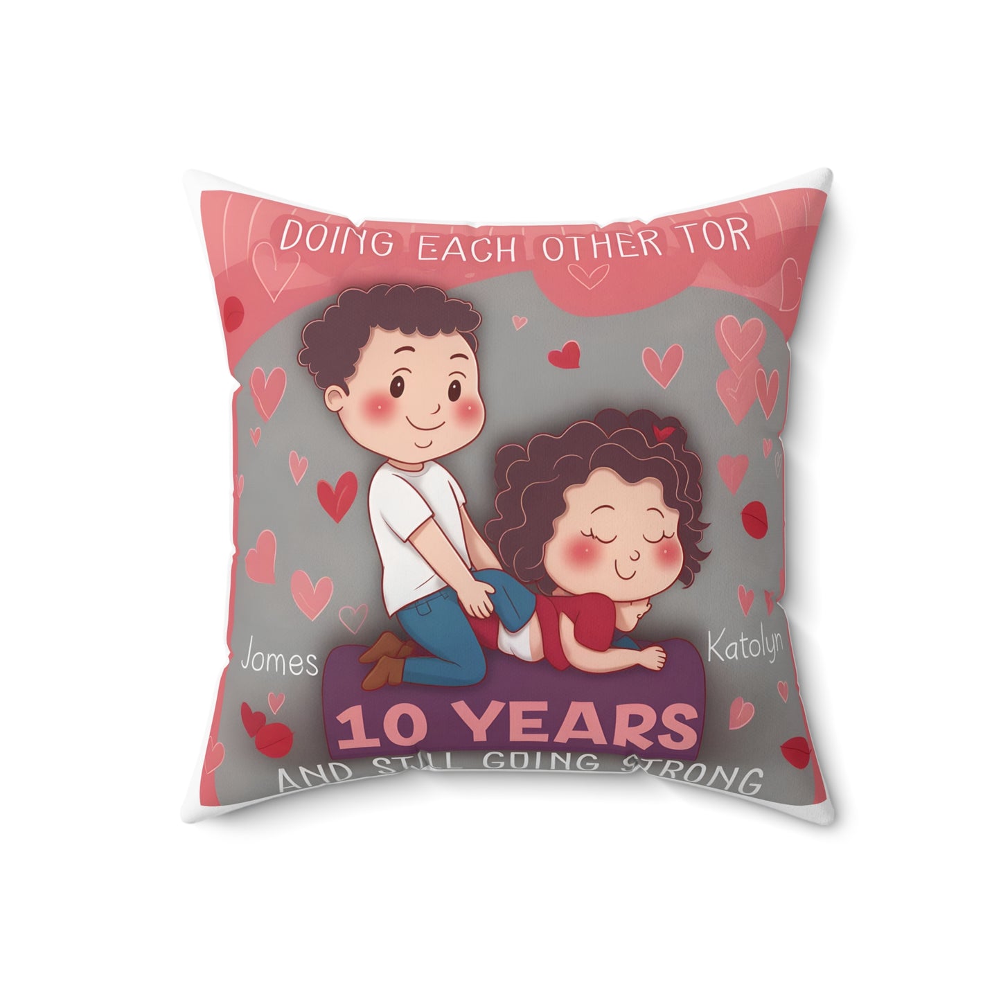 Personalized Naughty Couple Pillow – Funny & Dirty Bedroom Gift for Him & Her