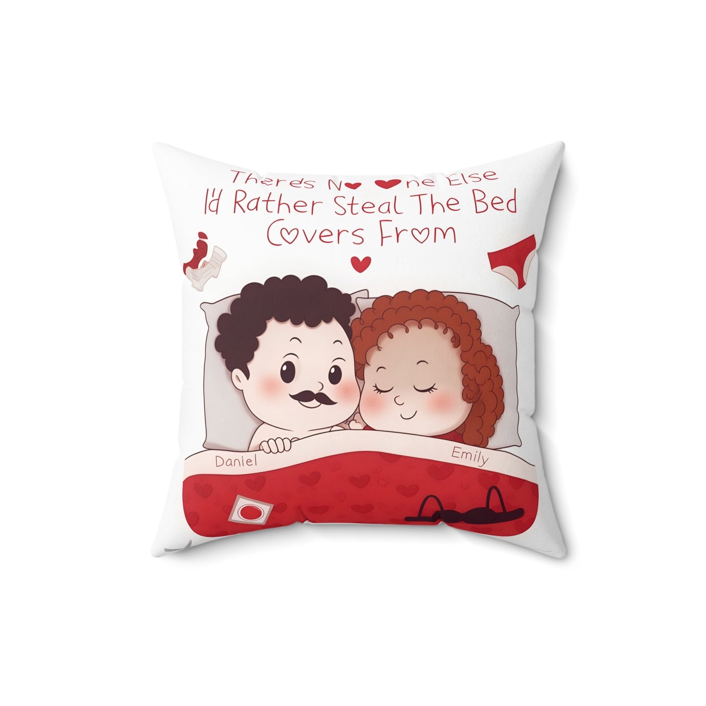 Custom Love Pillow - Cute Personalized Couple Gift for Valentine's Day