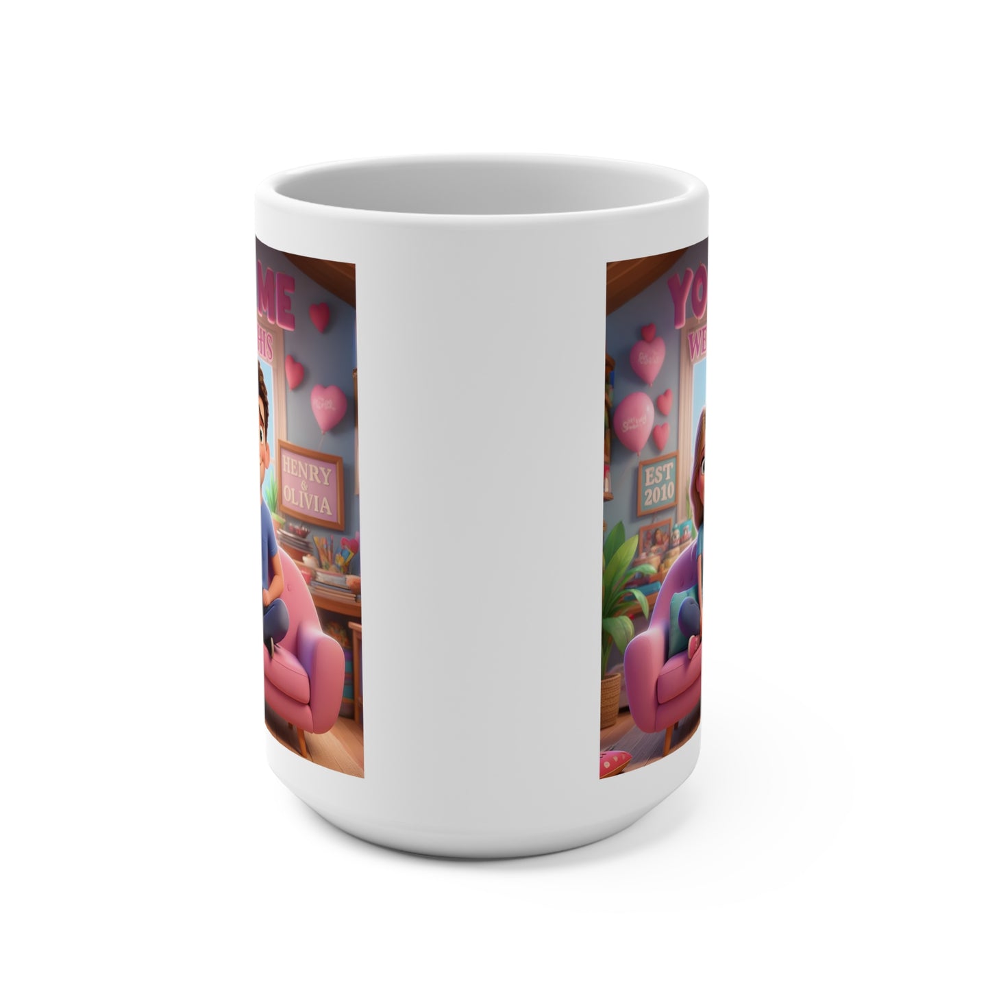 Custom 15oz Mug – Personalized Coffee Cup for Home & Office