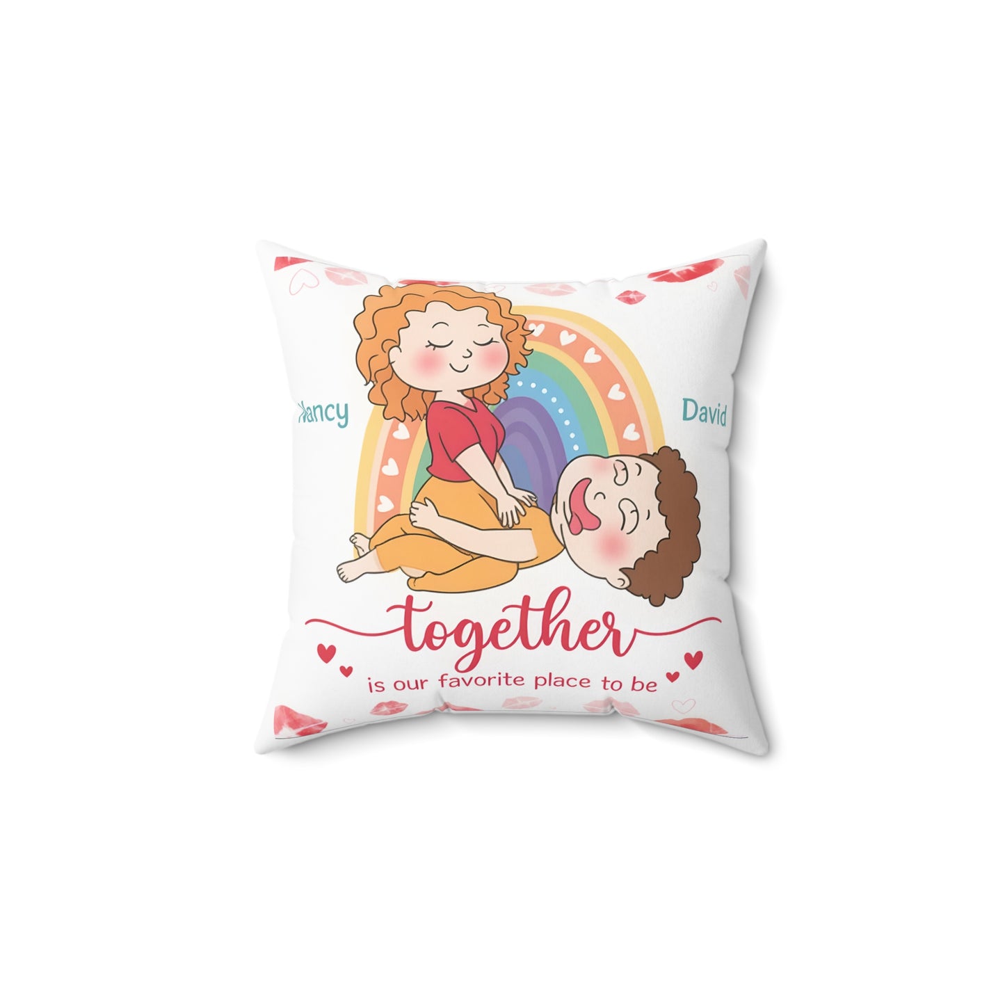 Funny Naughty Couple Pillow – Personalized Dirty Gift for Him & Her