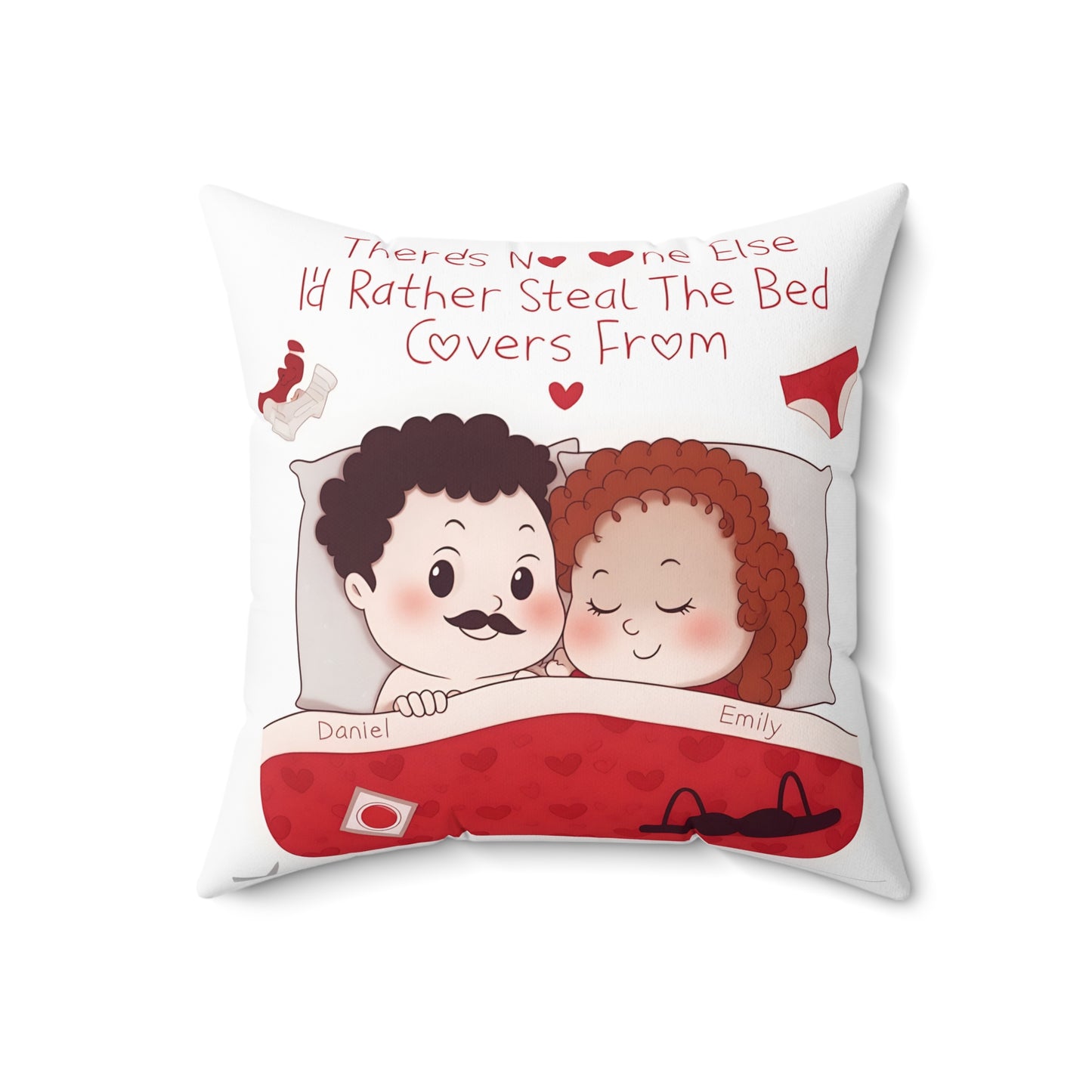 Custom Love Pillow - Cute Personalized Couple Gift for Valentine's Day