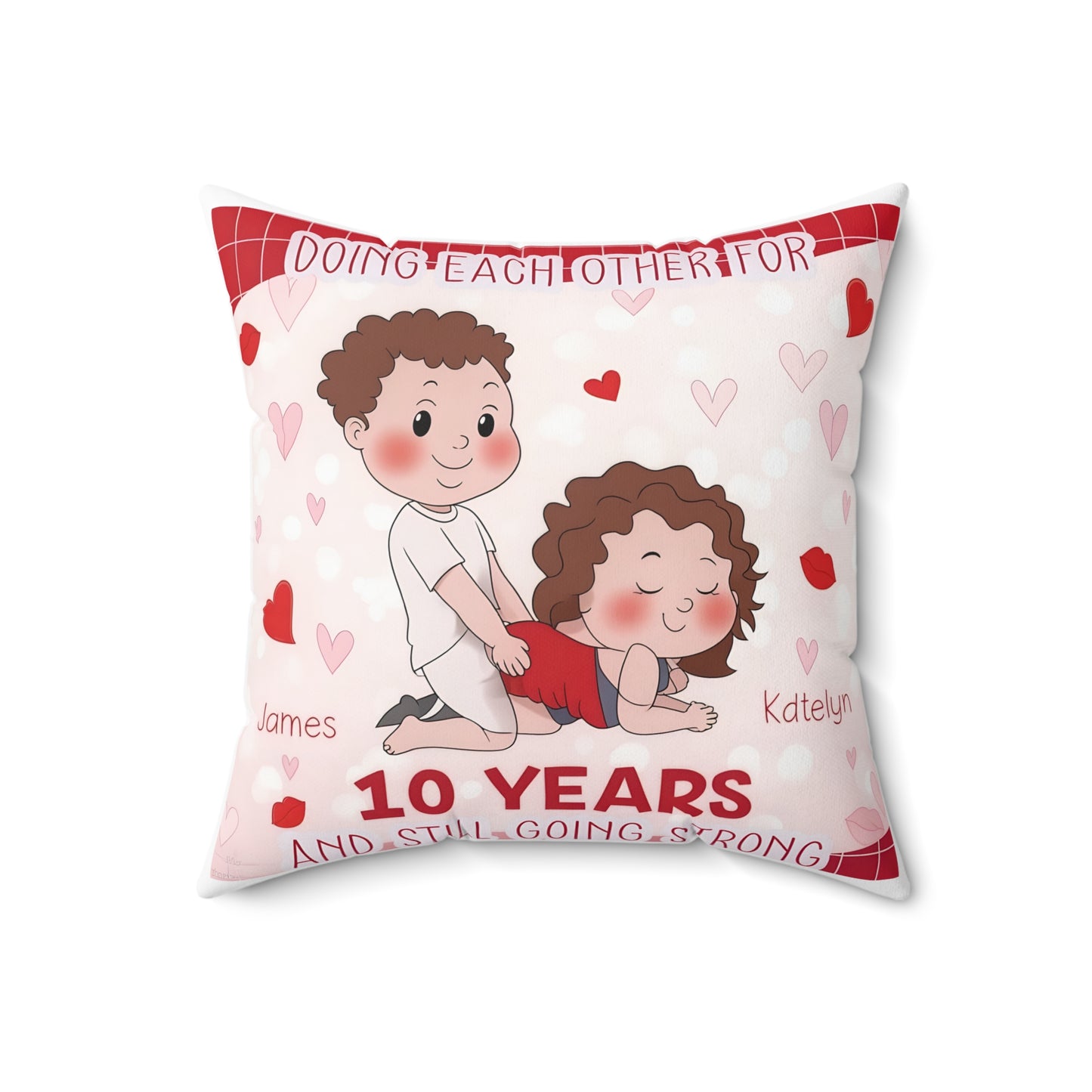 Funny Naughty Couple Pillow – Personalized Dirty Gift for Him & Her