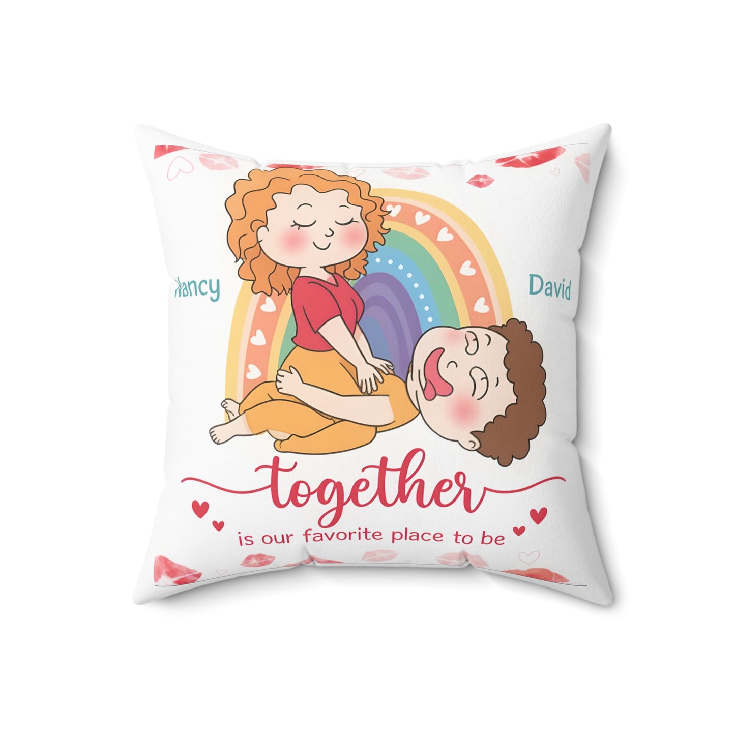 Funny Naughty Couple Pillow – Personalized Dirty Gift for Him & Her