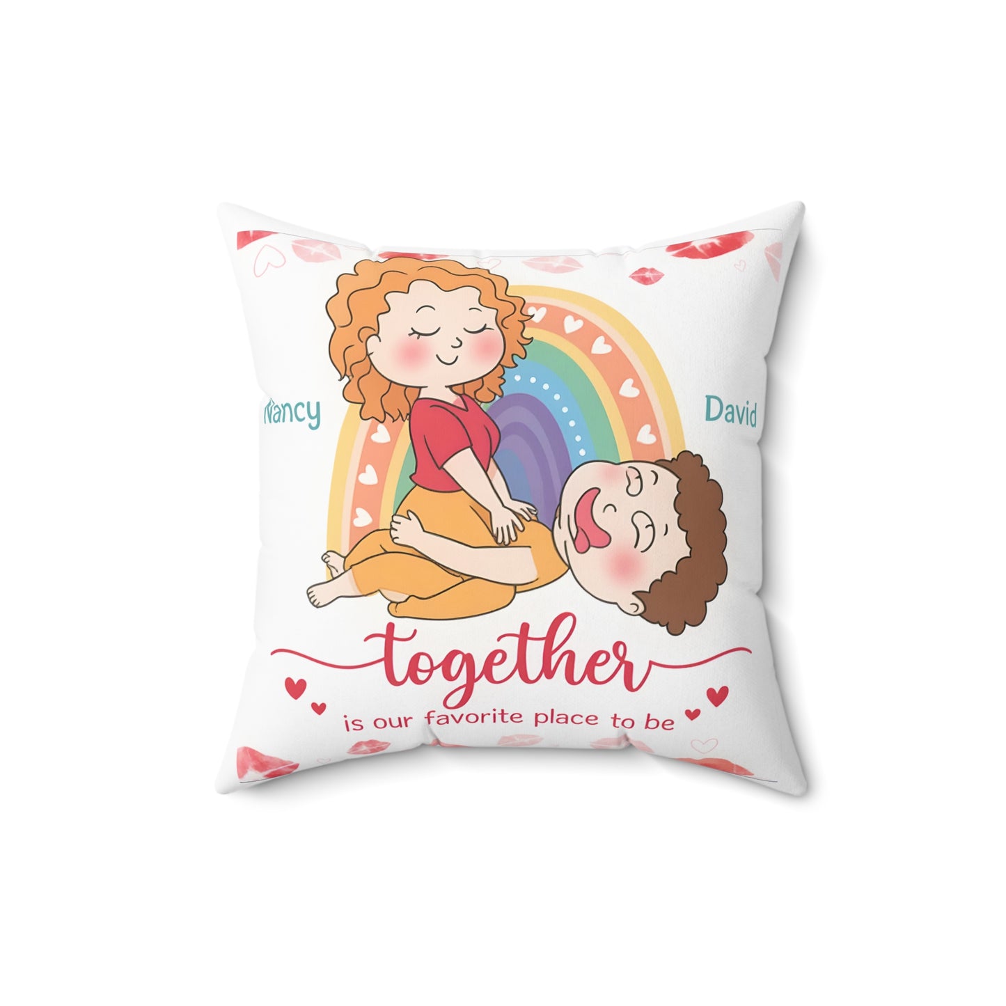 Funny Naughty Couple Pillow – Personalized Dirty Gift for Him & Her