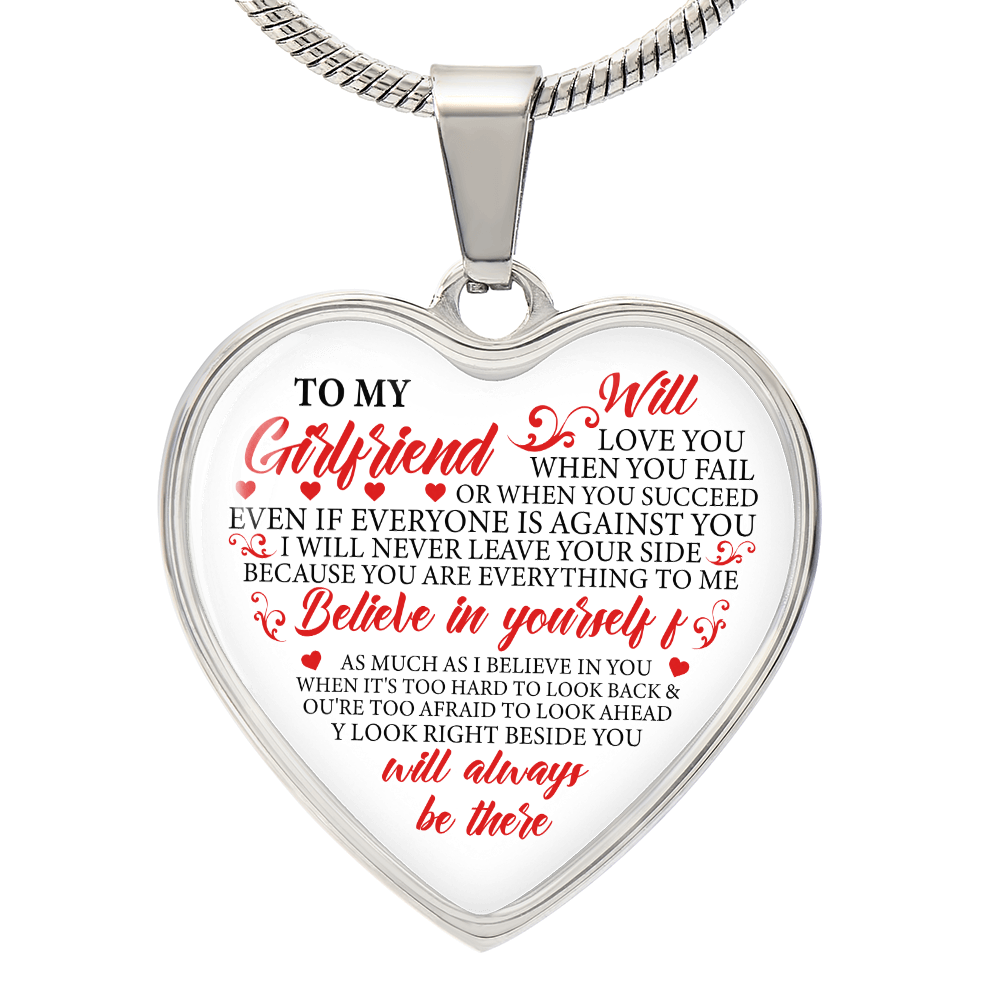 Luxury Heart Necklace – Personalized Gift for Your Girlfriend