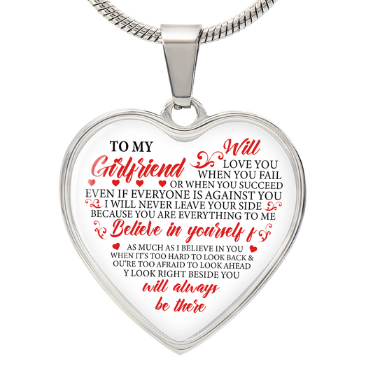 Luxury Heart Necklace – Personalized Gift for Your Girlfriend