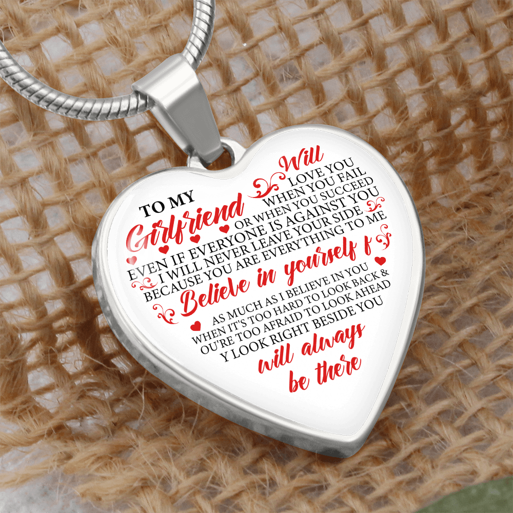 Luxury Heart Necklace – Personalized Gift for Your Girlfriend