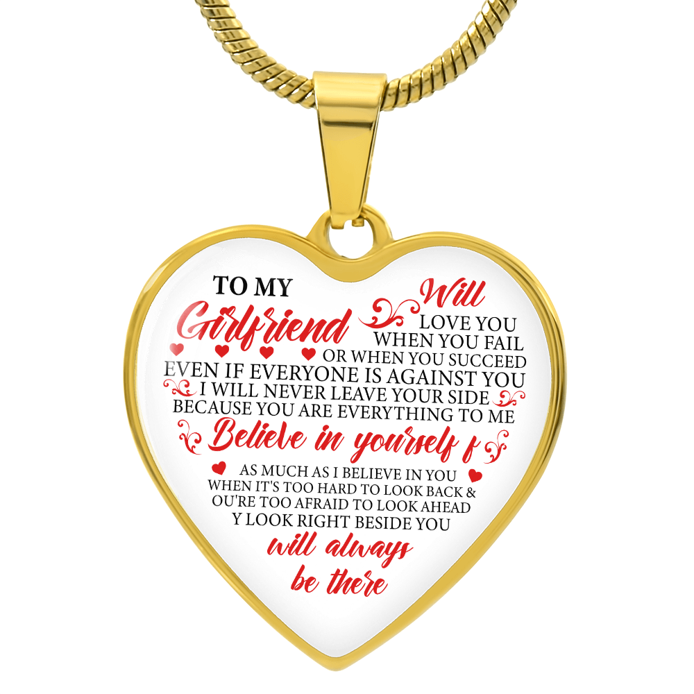 Luxury Heart Necklace – Personalized Gift for Your Girlfriend