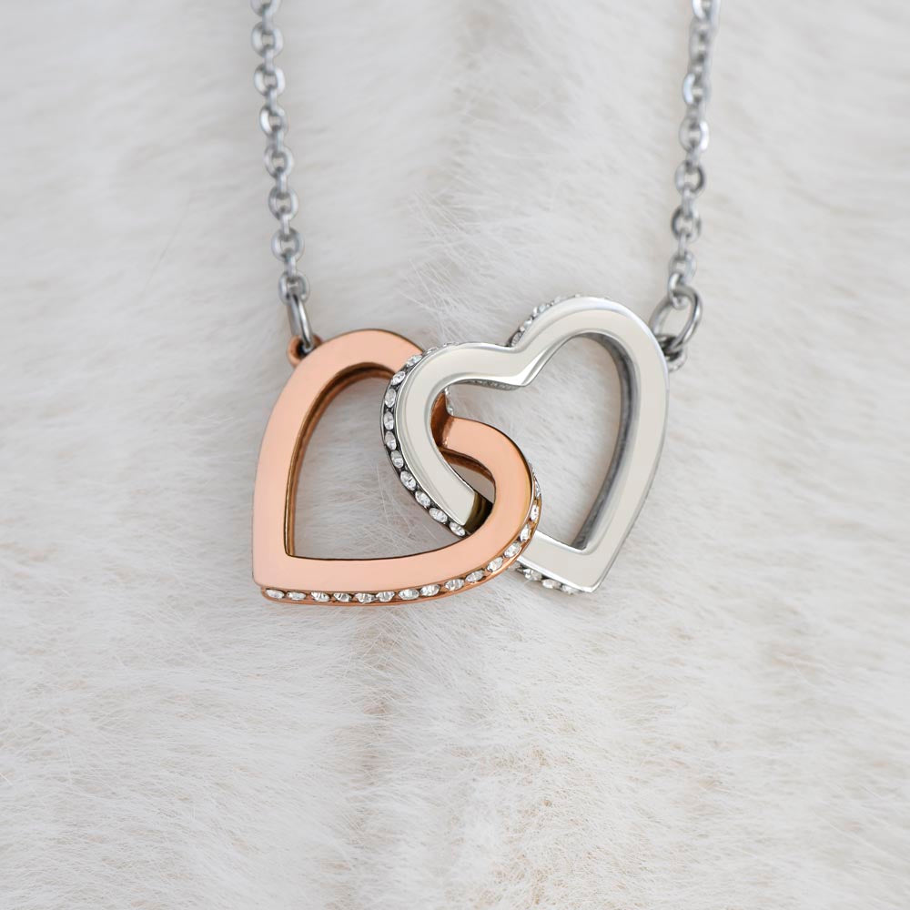 Romantic Interlocking Hearts Necklace – Perfect Gift for Her