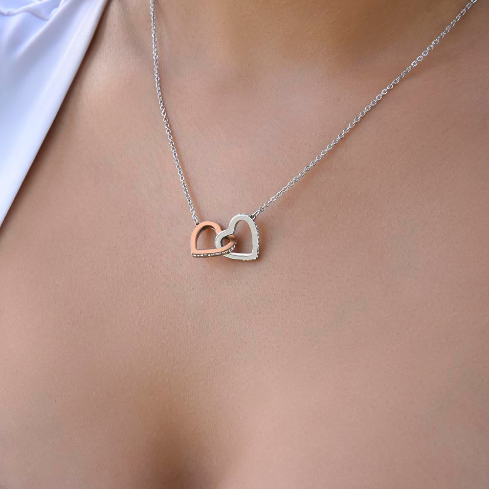 Romantic Interlocking Hearts Necklace – Perfect Gift for Her