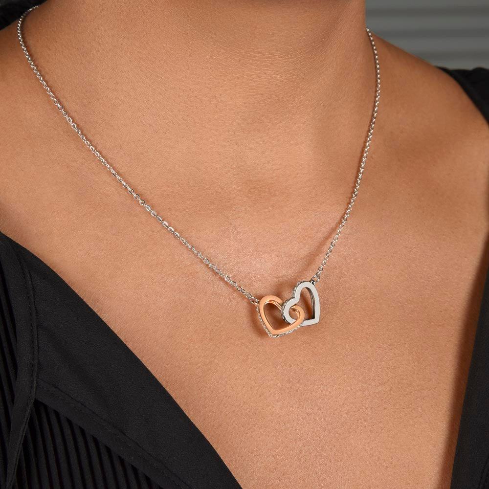 Romantic Interlocking Hearts Necklace – Perfect Gift for Her