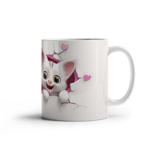 Purr-fect Love: Adorable Couple Cat Mug