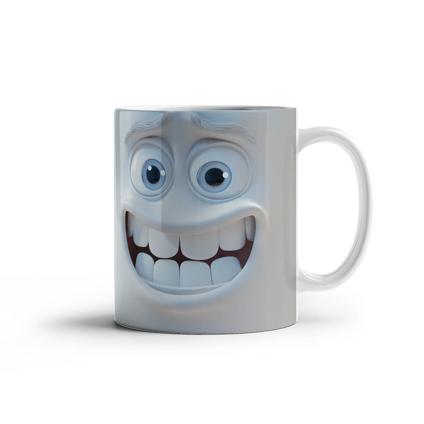 Awkward Grin: The Ultimate Funny Expression Mug