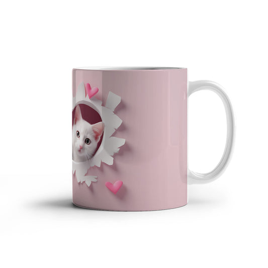 Purr-fect Love: Couple Cat Mug – A Sip of Romance!