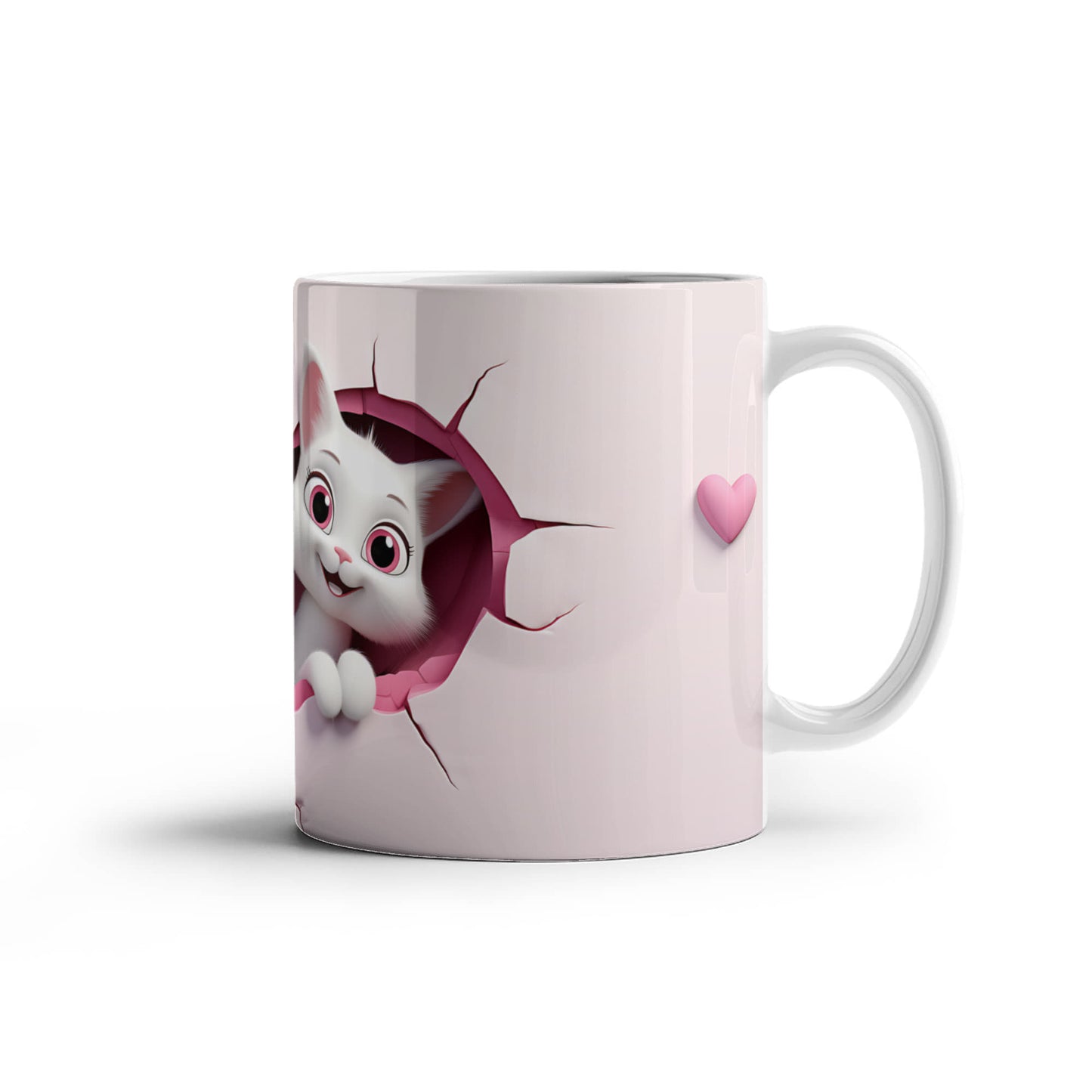 Sweetheart Kittens: Adorable Couple Cat Mug