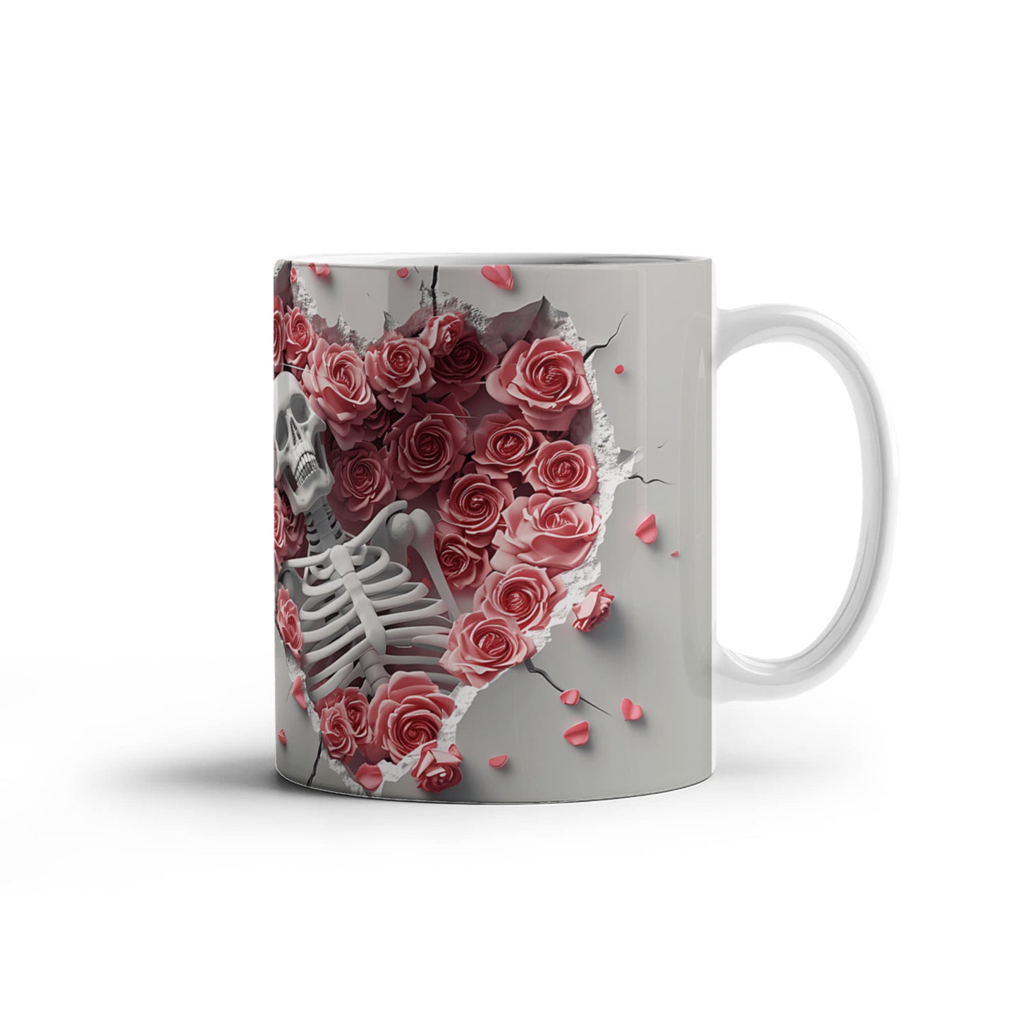 Eternal Love: Skeleton & Roses Mug