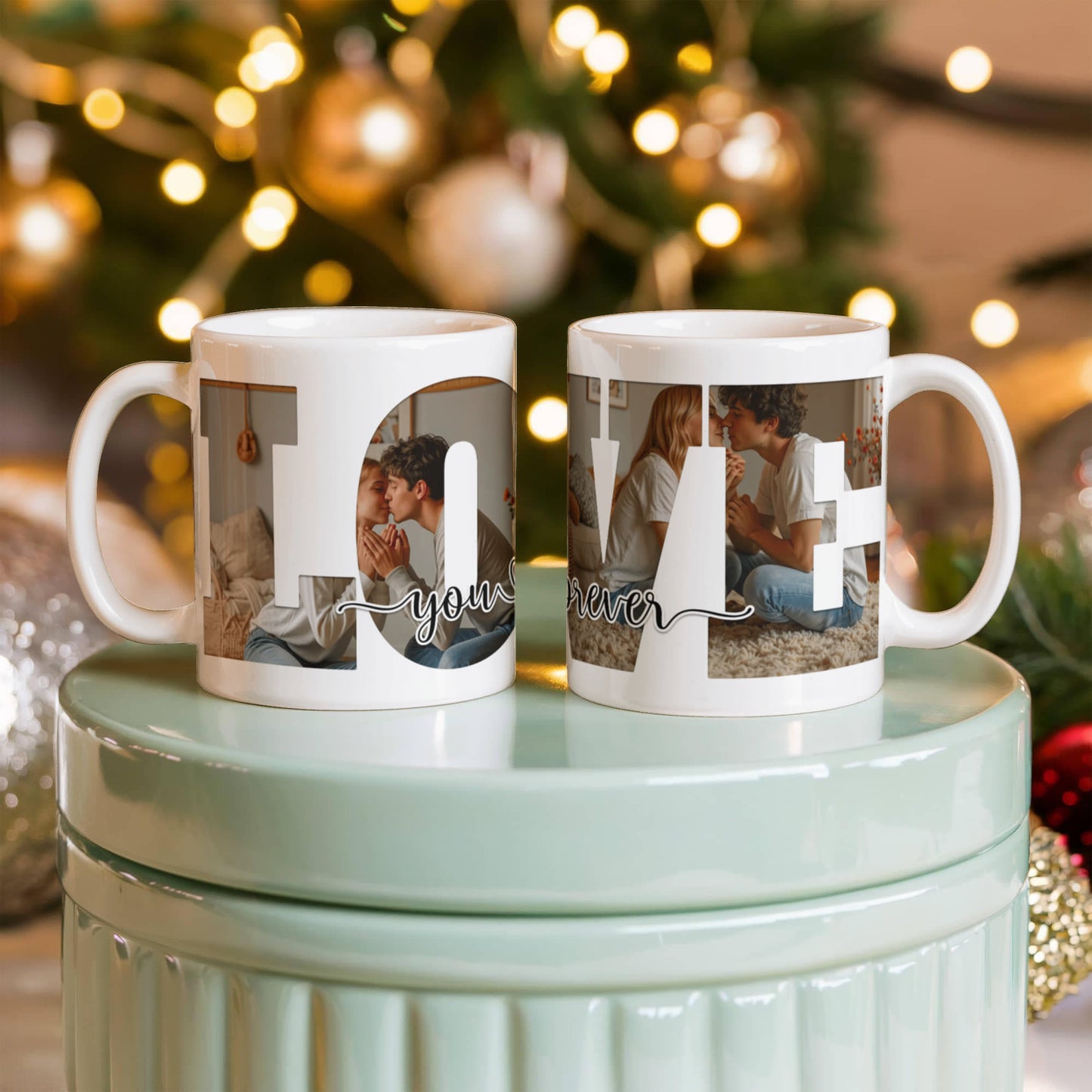 Forever Love – Customizable Photo Mug