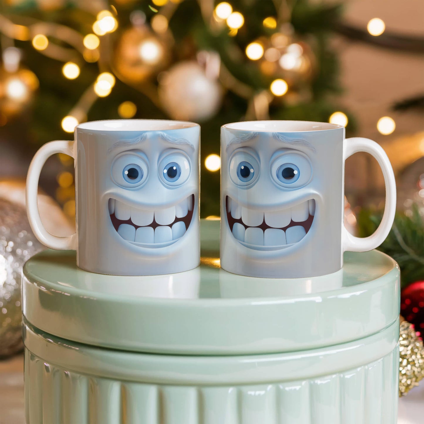 Awkward Grin: The Ultimate Funny Expression Mug