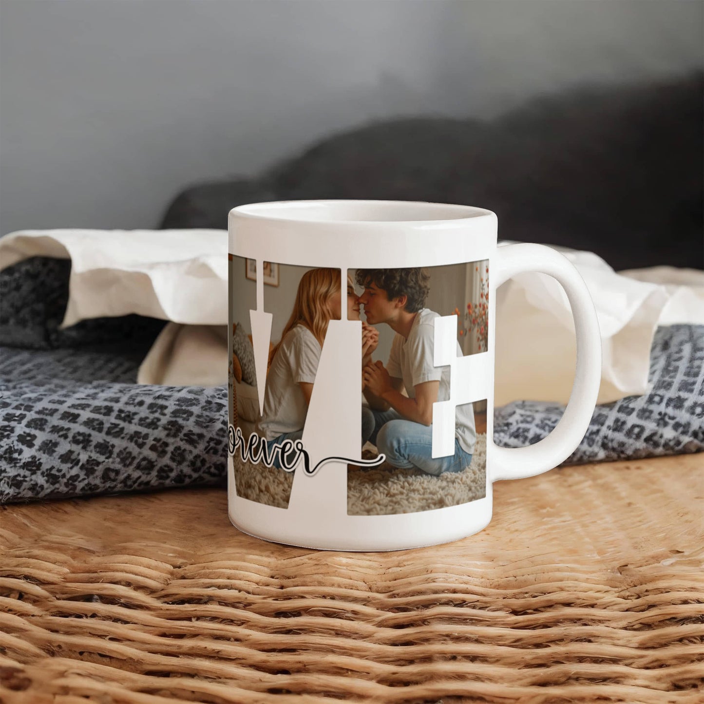 Forever Love – Customizable Photo Mug