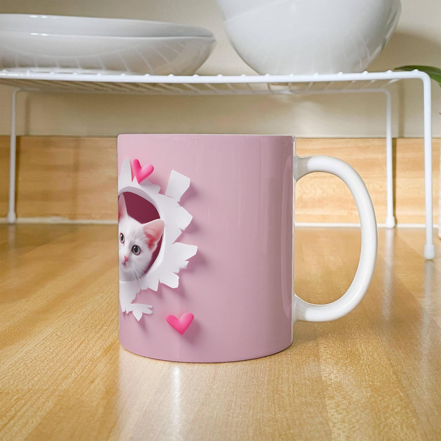 Purr-fect Love: Couple Cat Mug – A Sip of Romance!