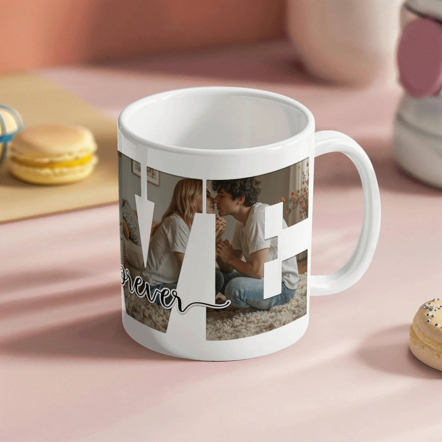 Forever Love – Customizable Photo Mug