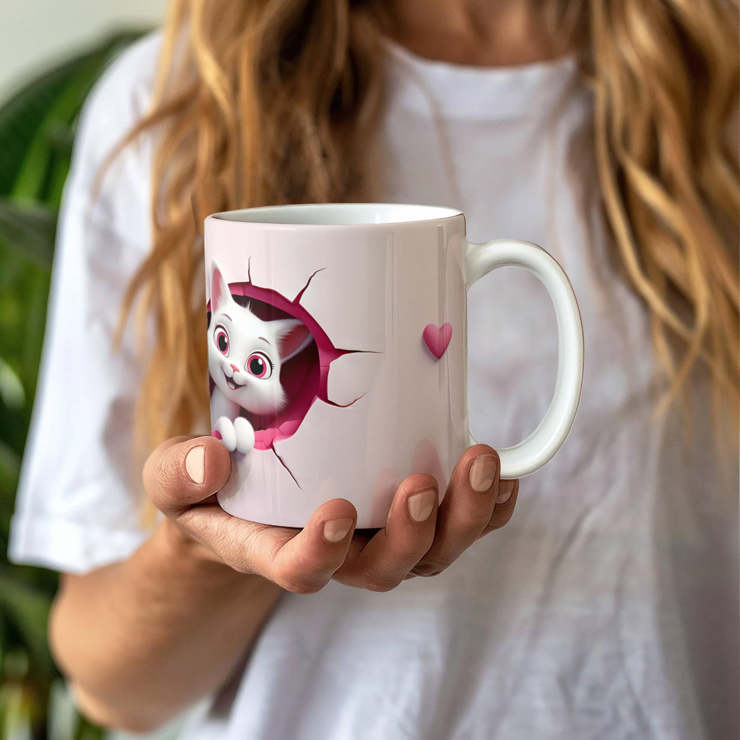 Sweetheart Kittens: Adorable Couple Cat Mug