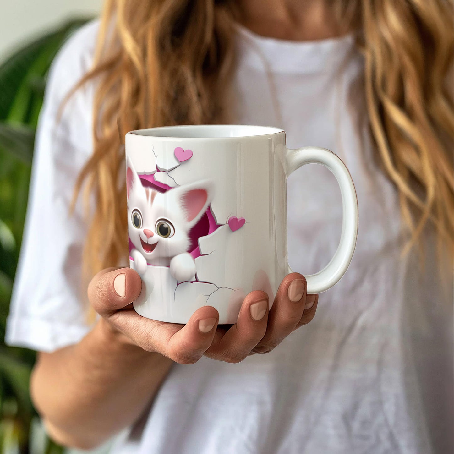 Purr-fect Love: Adorable Couple Cat Mug