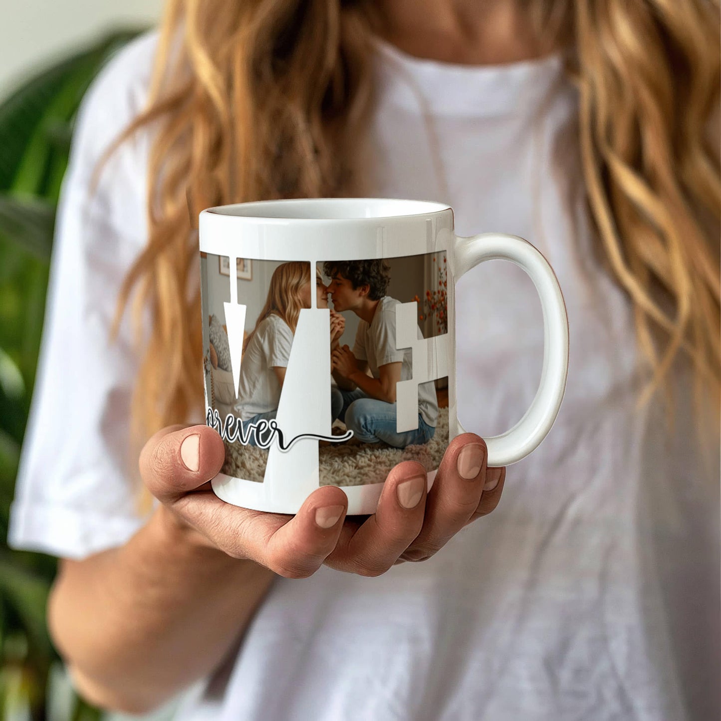 Forever Love – Customizable Photo Mug