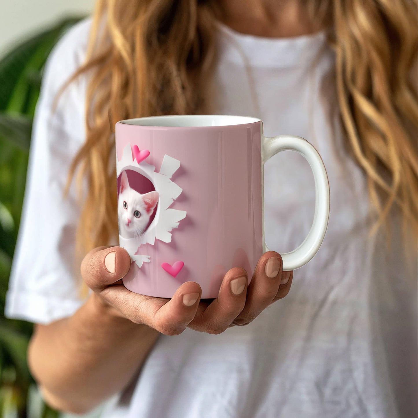 Purr-fect Love: Couple Cat Mug – A Sip of Romance!