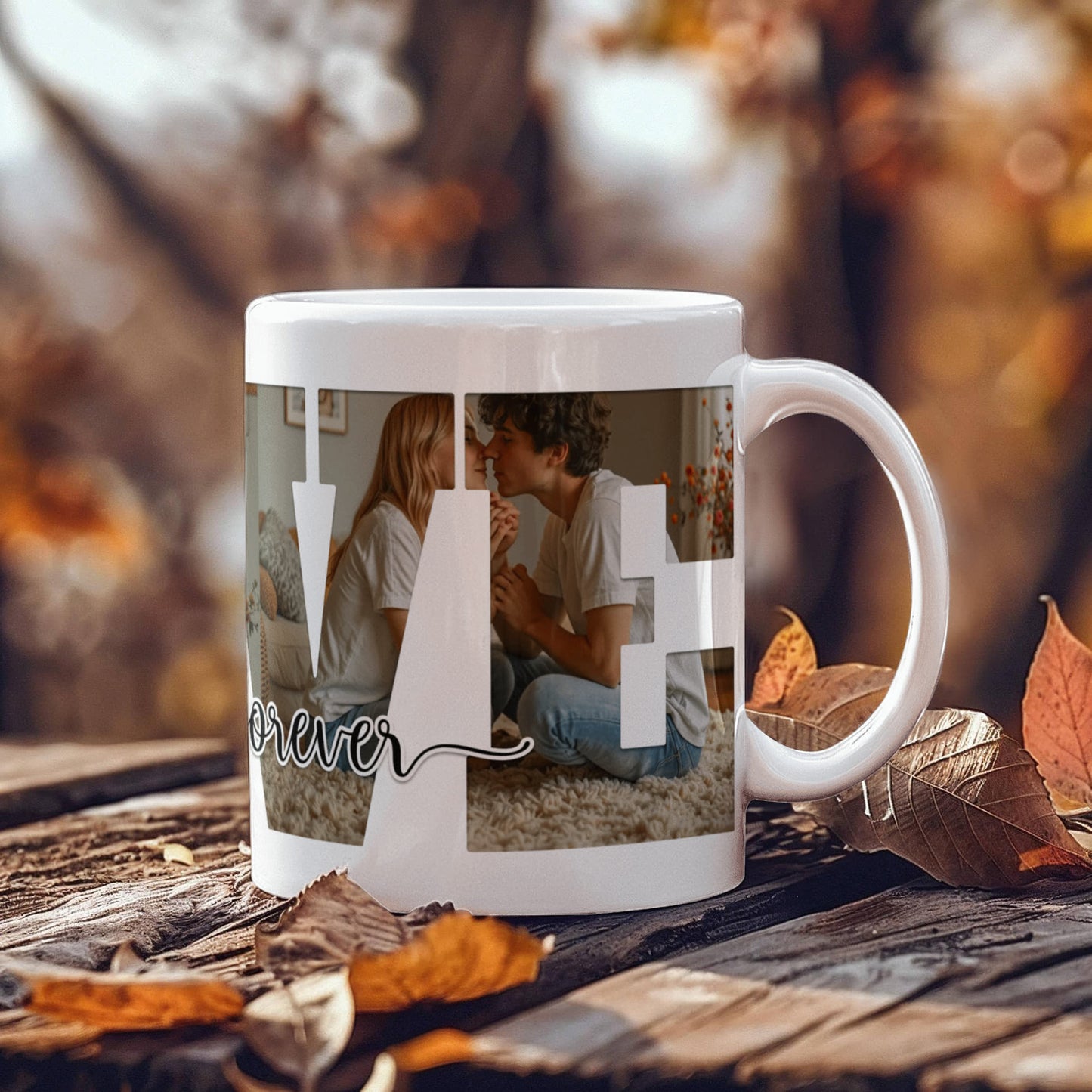 Forever Love – Customizable Photo Mug