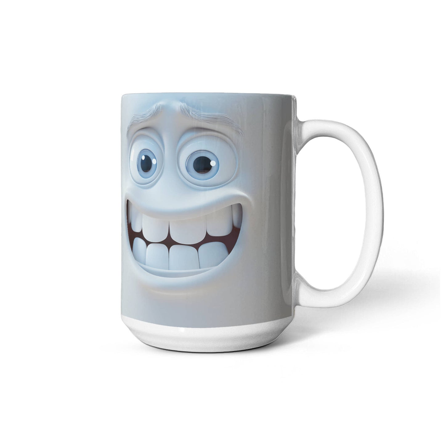 Awkward Grin: The Ultimate Funny Expression Mug