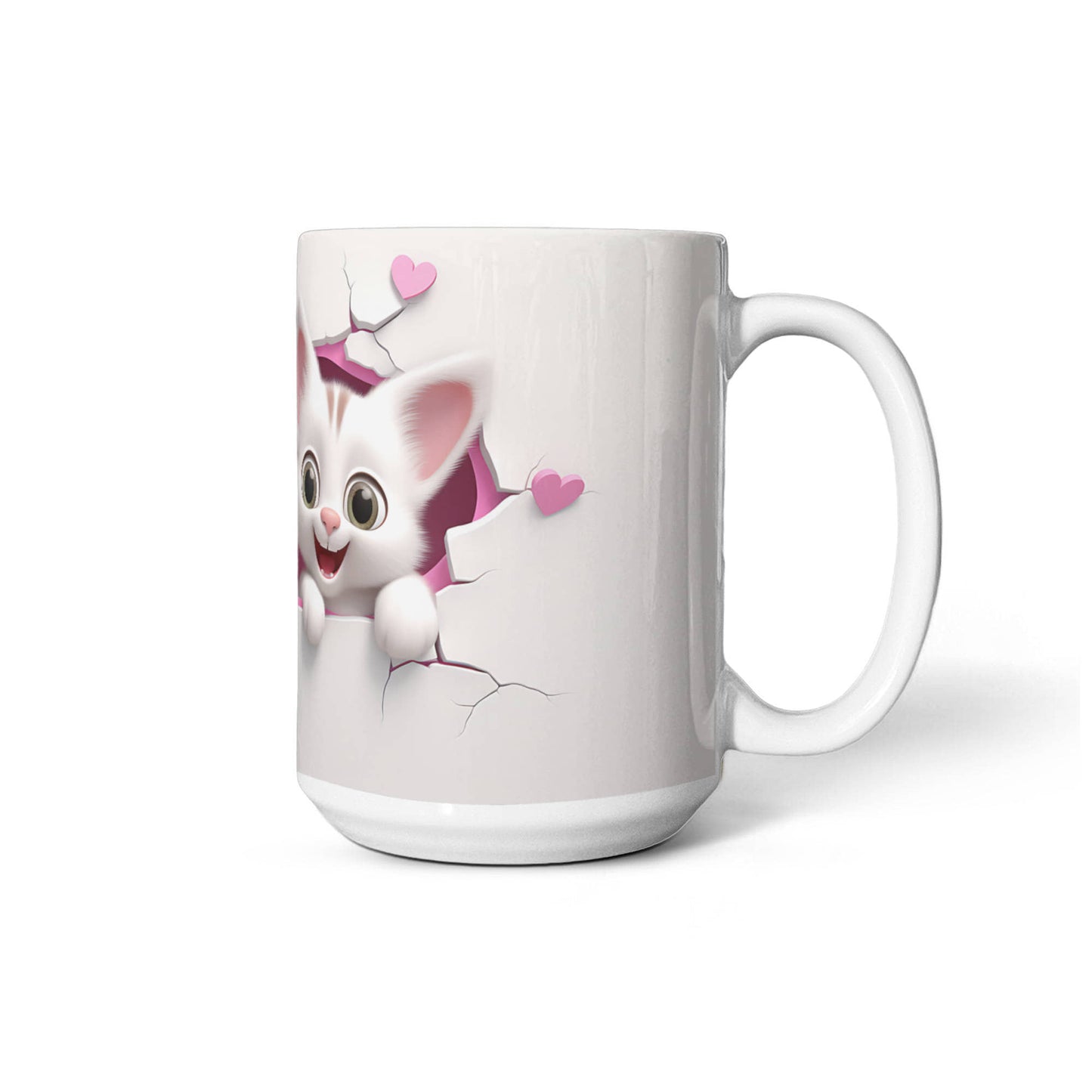 Purr-fect Love: Adorable Couple Cat Mug