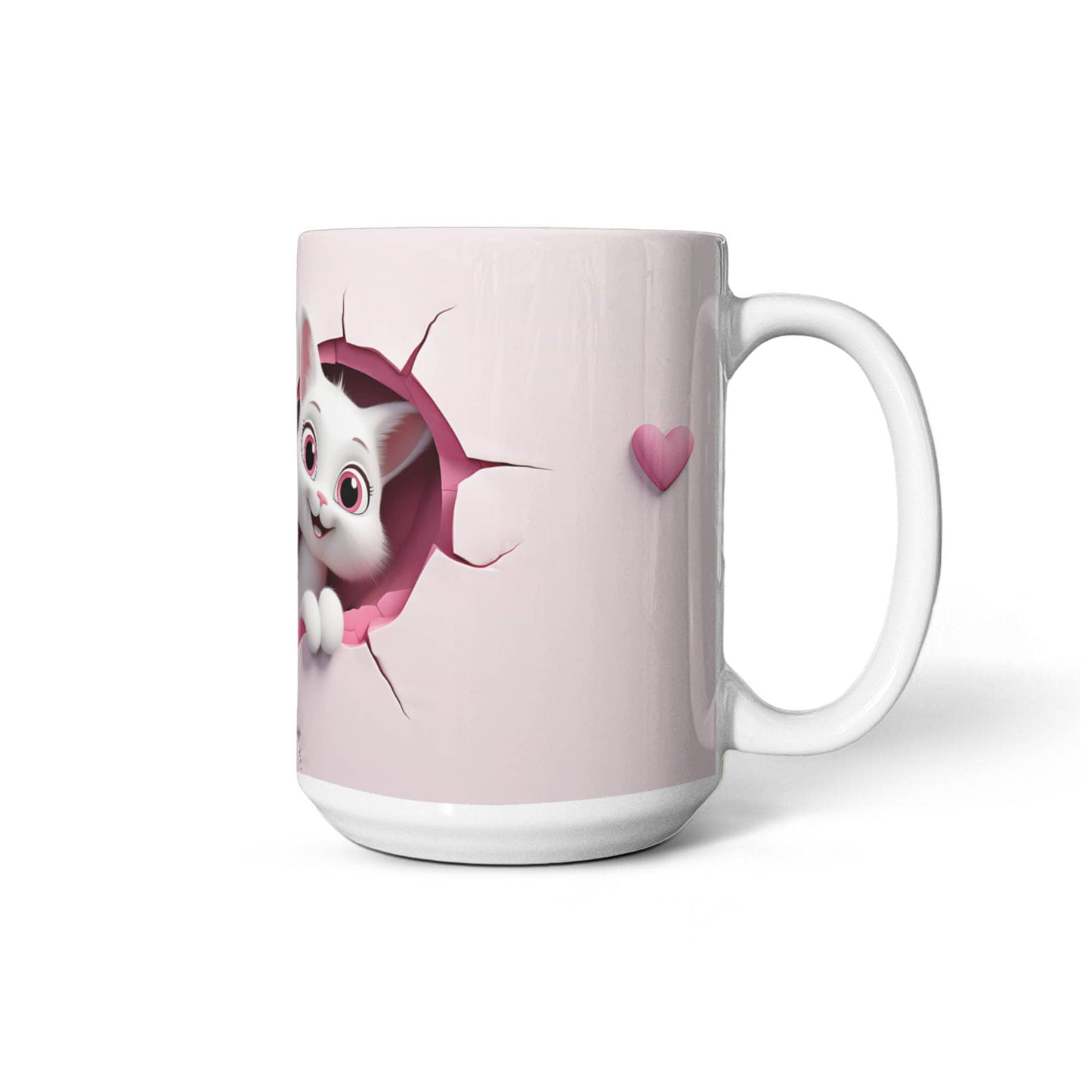 Sweetheart Kittens: Adorable Couple Cat Mug