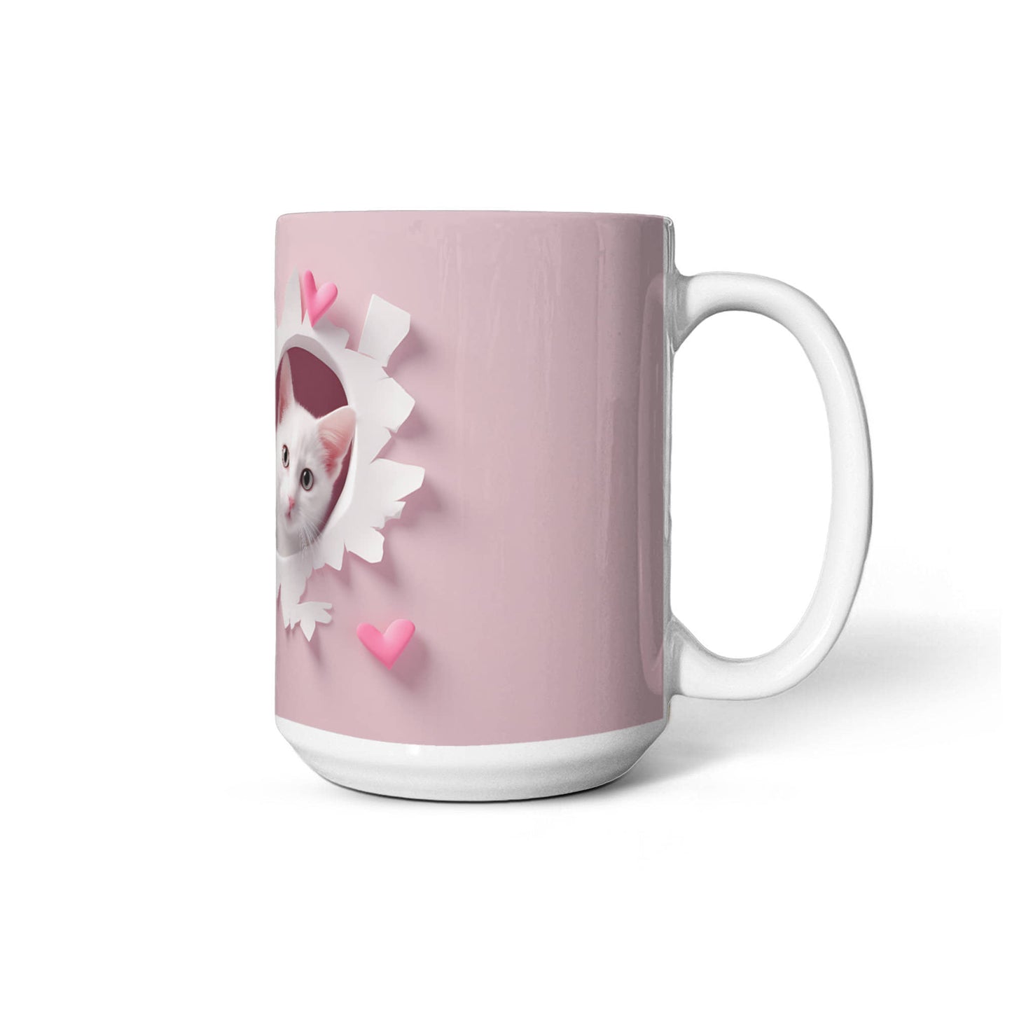 Purr-fect Love: Couple Cat Mug – A Sip of Romance!