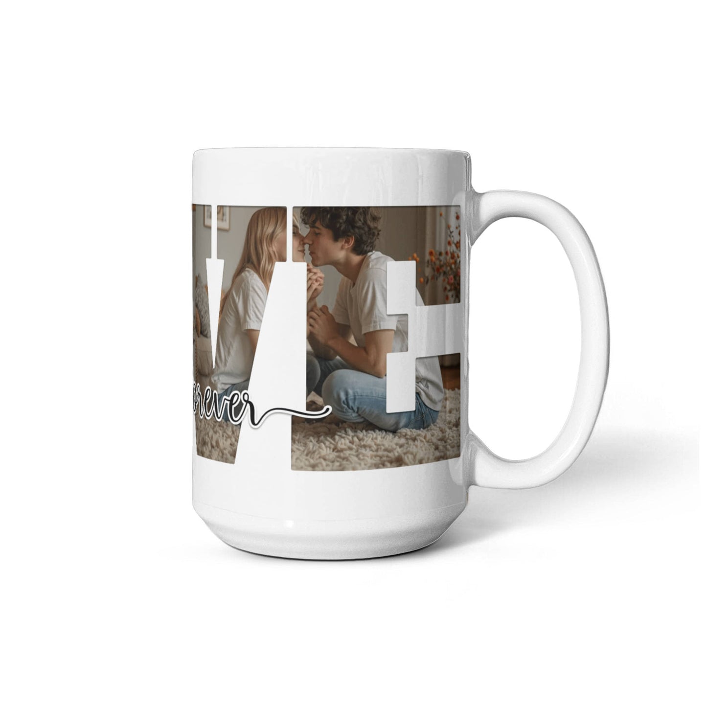 Forever Love – Customizable Photo Mug