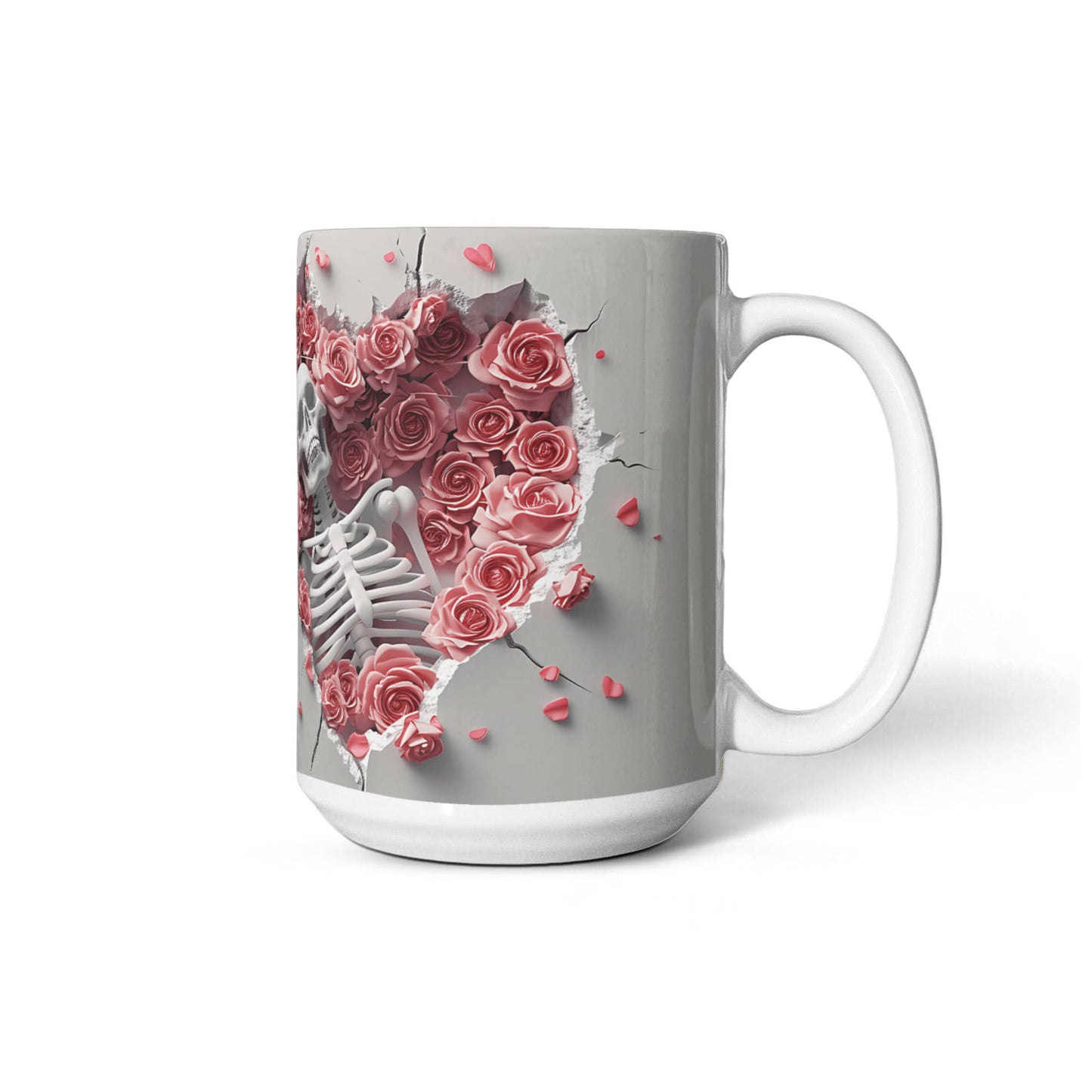 Eternal Love: Skeleton & Roses Mug