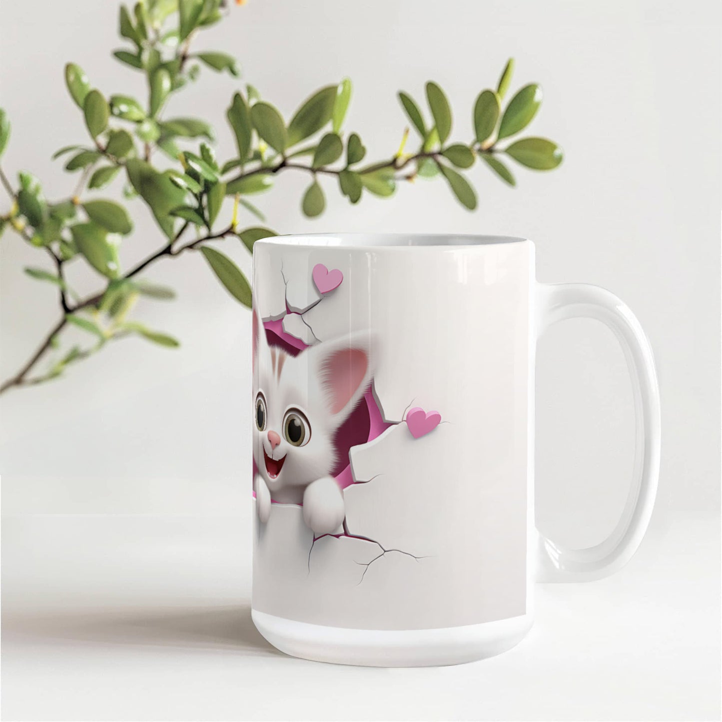 Purr-fect Love: Adorable Couple Cat Mug